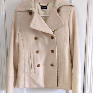 J Crew Cream Peacoat